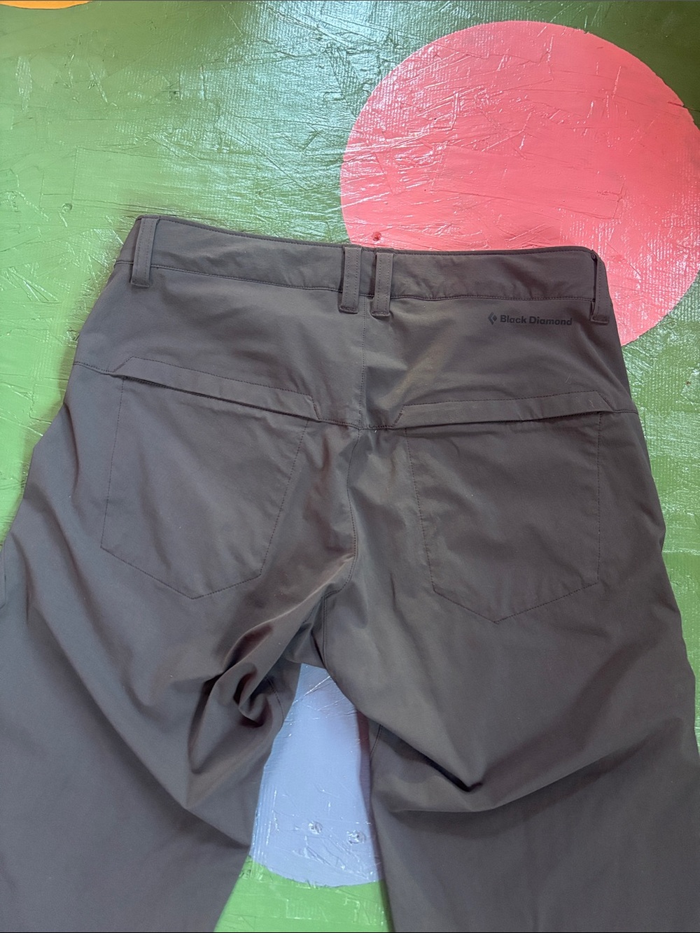 Black Diamond womens Dark Gray Outdoor stretch pants - Picture 5 of 5